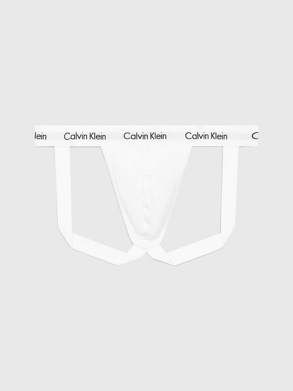 WHITE Jock Strap - CK Deconstructed undefined men Calvin Klein
