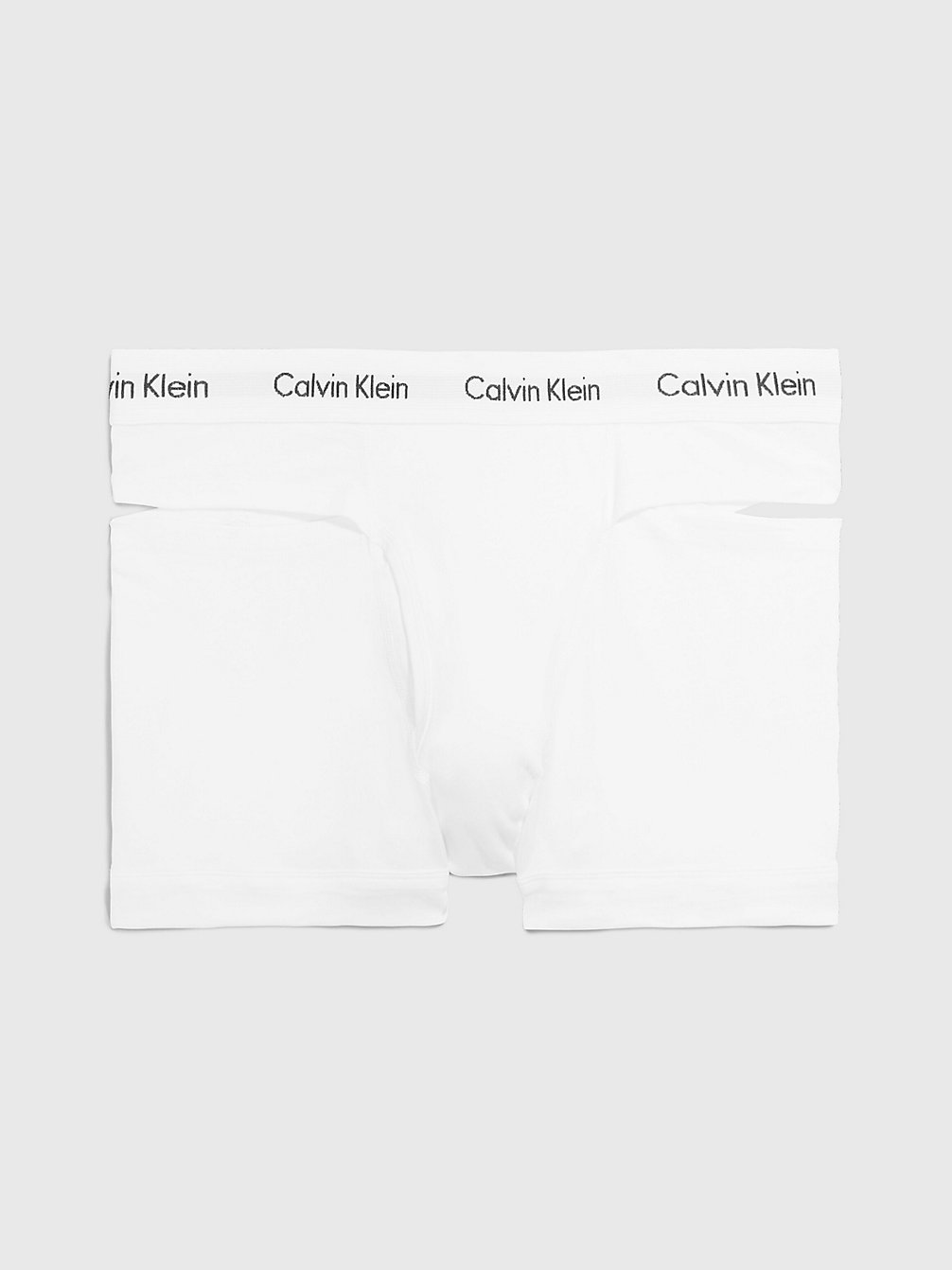 WHITE Caleçon Court - CK Deconstructed undefined hommes Calvin Klein