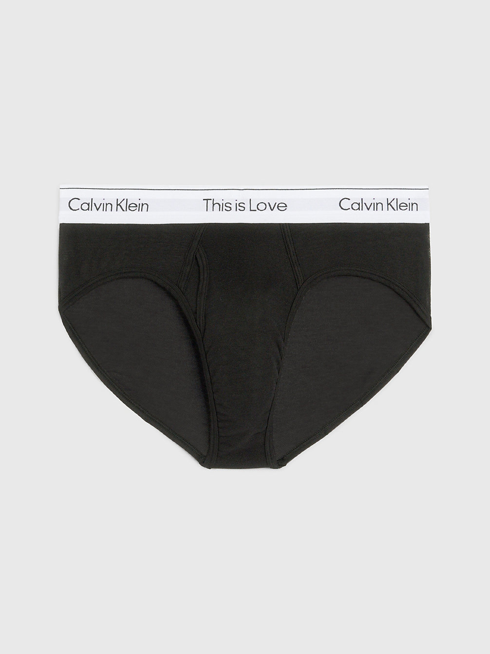BLACK Mesh Briefs - Pride undefined men Calvin Klein