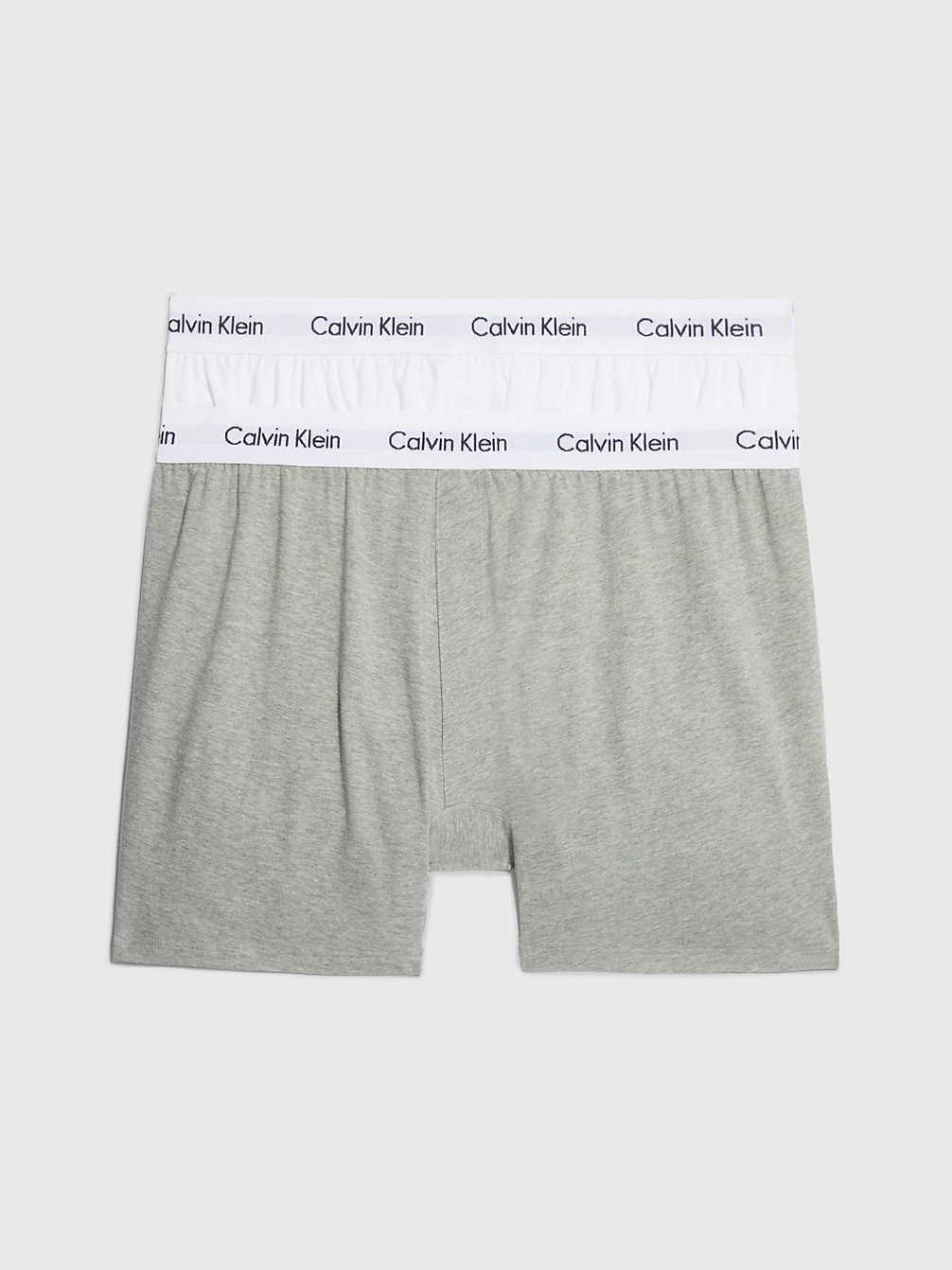 WHITE/GREY HEATHER > 2-Pack Boxershorts - Cotton Stretch > undefined heren - Calvin Klein