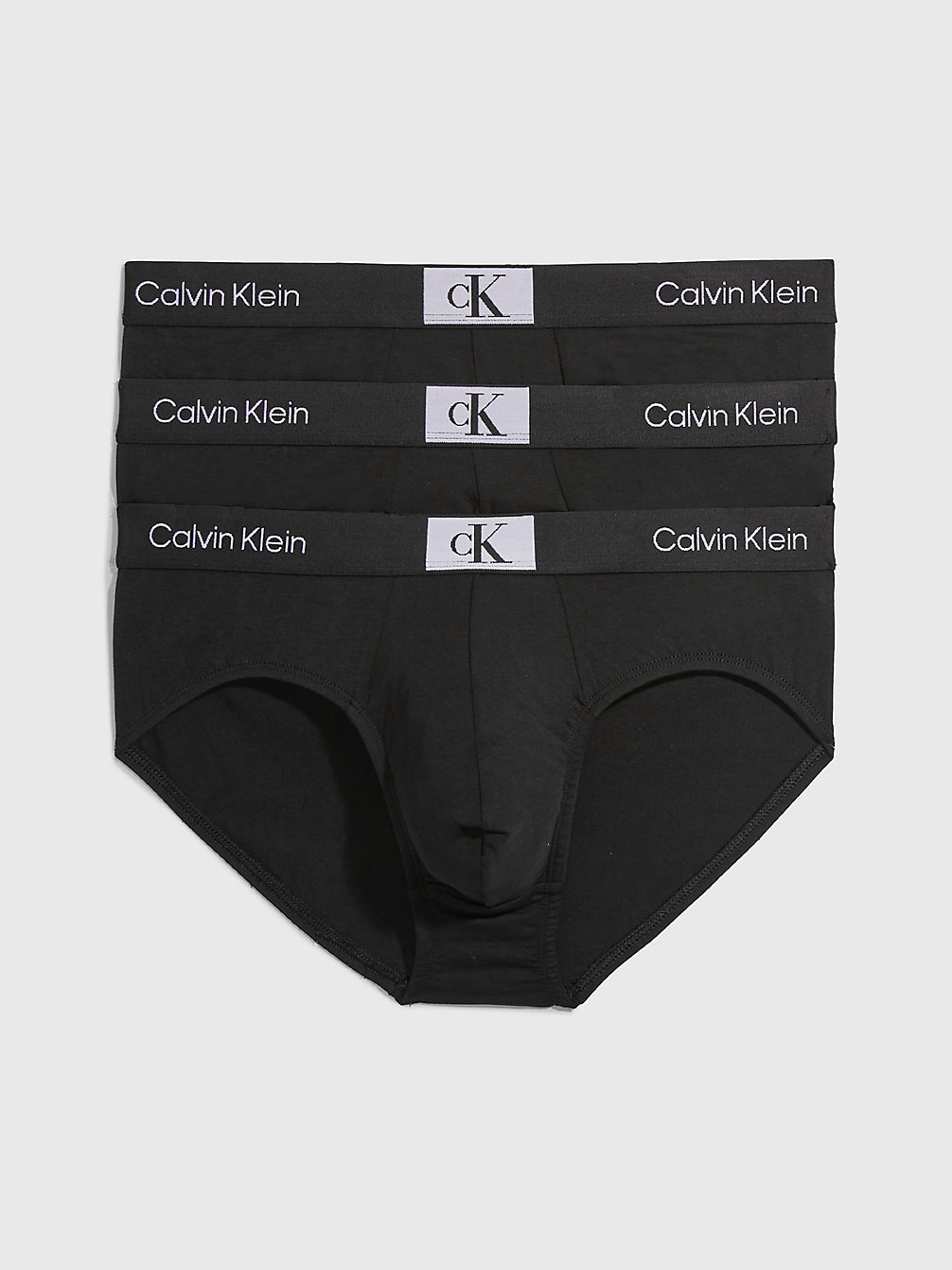 BLACK/ BLACK/ BLACK Slip In Confezione Da 3 - Ck96 undefined uomo Calvin Klein
