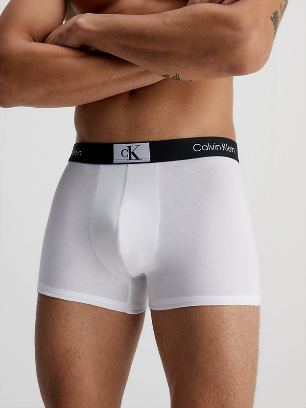 black/white/grey heather 3-pack boxershorts - ck96 voor heren - calvin klein