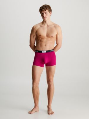 Calvin Klein CK men Pink modern cotton stretch trunk underwear size M