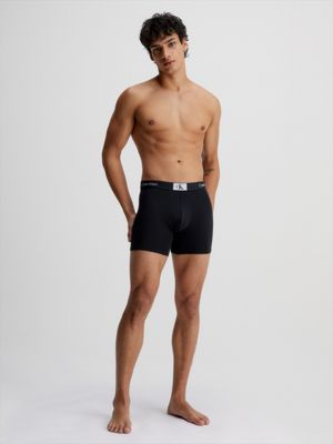 Calvin Klein Underwear Men Black Nb1429 Cotton 3-pack Boxer Briefs Size S  for sale online