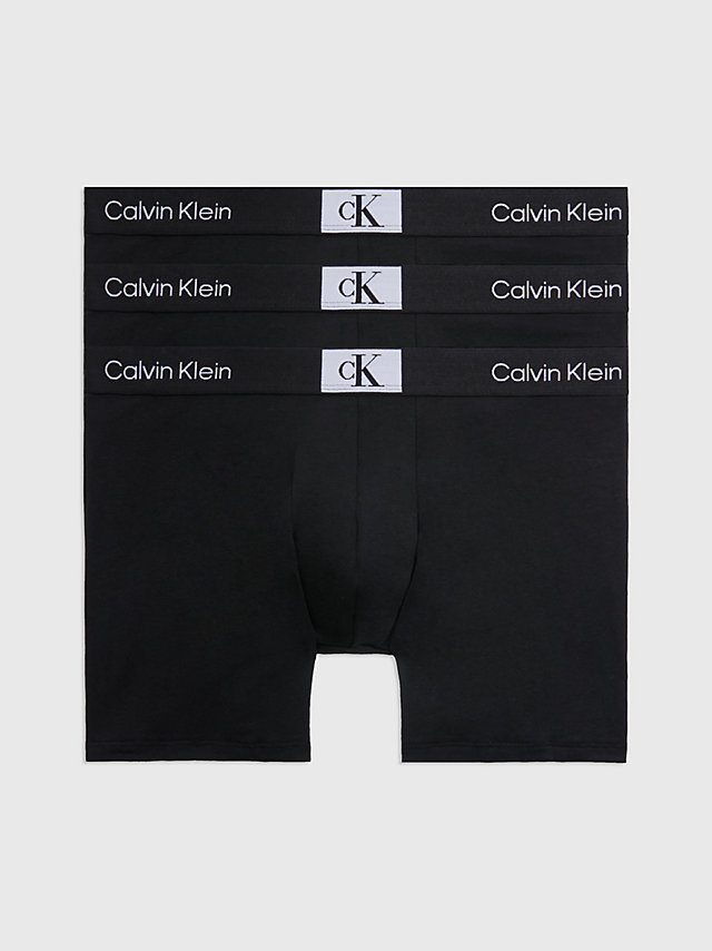 Black/black/black 3 Pack Boxer Briefs - Ck96 undefined men Calvin Klein