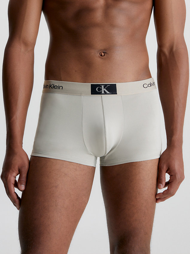  white 3er-pack hüft-shorts für herren - calvin klein
