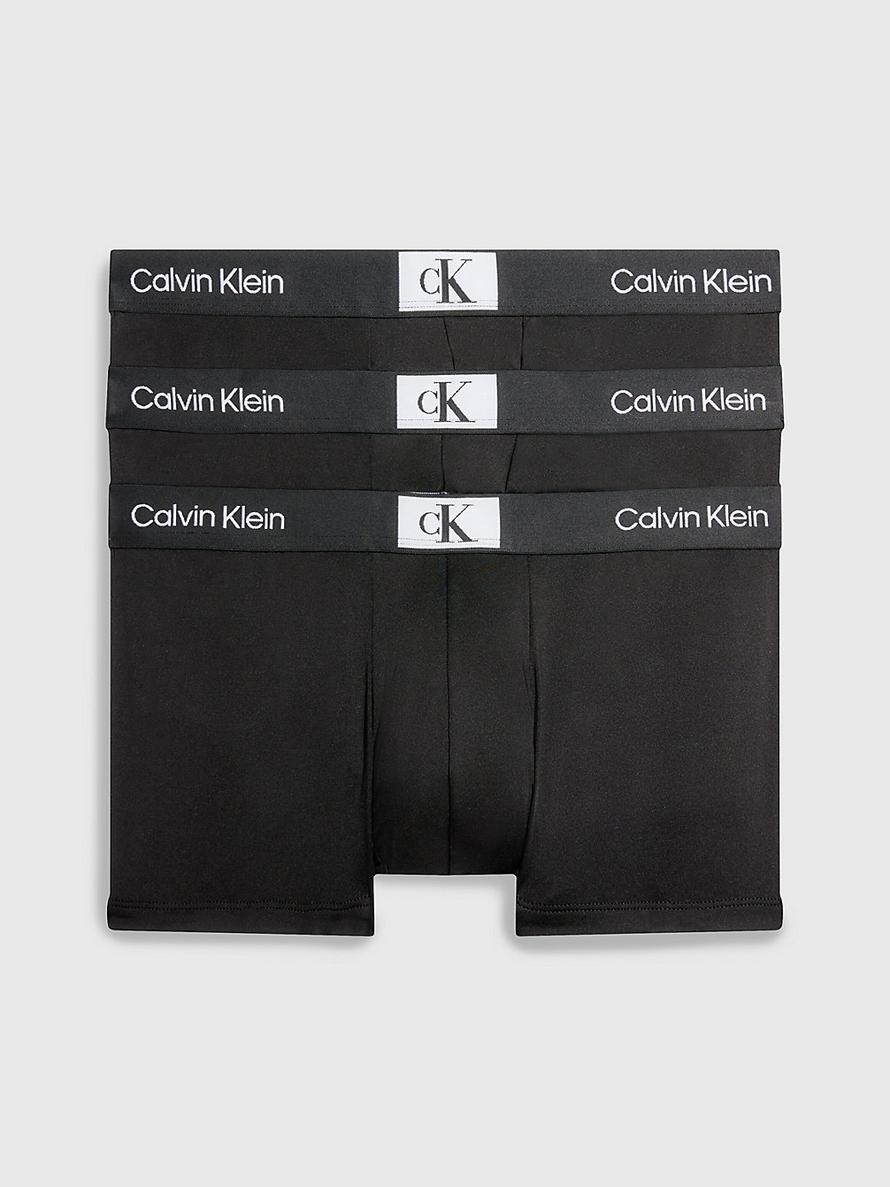BLACK/BLACK/BLACK > Zestaw 3 Par Bokserek Z Niskim Stanem - Ck96 > undefined Mężczyźni - Calvin Klein