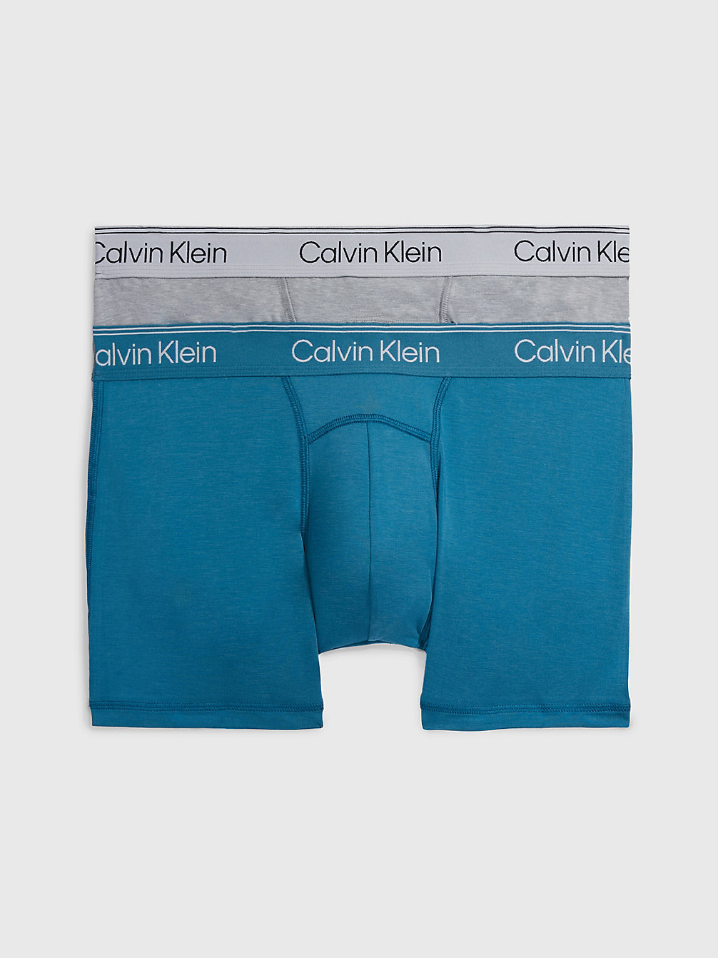 MIDNIGHT, ATHLETIC GREY HEATHER > 2-Pack Boxers - Athletic Cotton > undefined heren - Calvin Klein