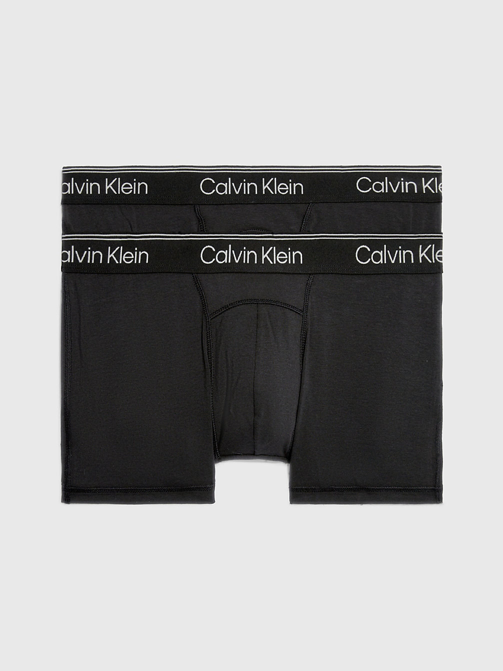 BLACK/BLACK 2 Pack Trunks - Athletic Cotton undefined men Calvin Klein