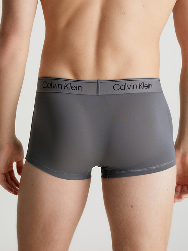 BLACK/ GREY SKY Lot de 2 boxers taille basse - Athletic Micro for hommes CALVIN KLEIN
