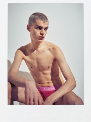 persian red shorts - pride für herren - calvin klein