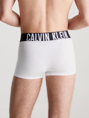 lot de 3 boxers courts - intense power cotton ck black pour hommes calvin klein