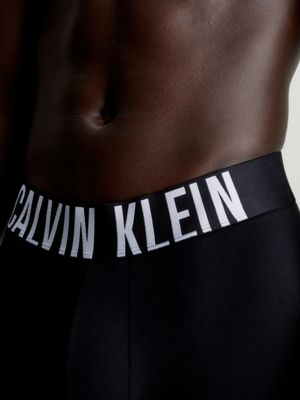 black 3 pack trunks - intense power cotton for men calvin klein