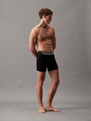 blk bdy/blk/fchs fdr/tlnts lg 3 pack boxer briefs - intense power for men calvin klein