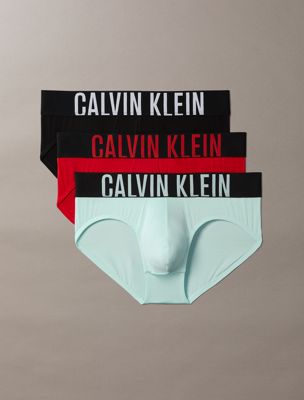 multi 3 pack briefs - intense power microfibre stretch for men calvin klein