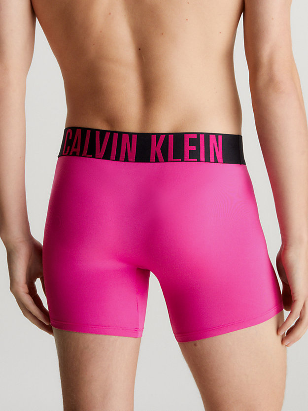 hot pink 3 pack boxer briefs - intense power for men calvin klein