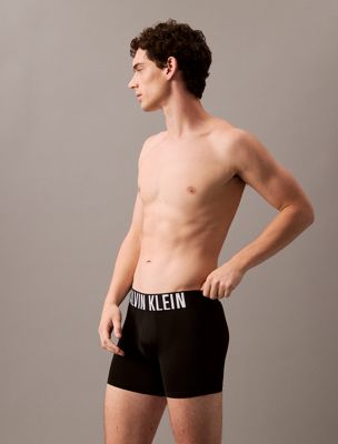 black 3 pack boxer briefs - intense power for men calvin klein