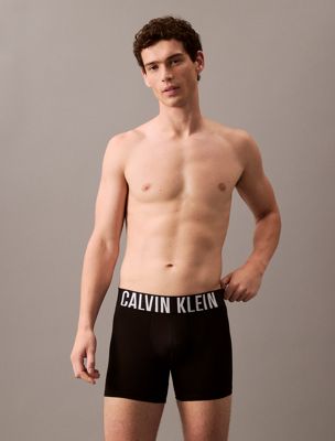 black 3 pack boxer briefs - intense power for men calvin klein