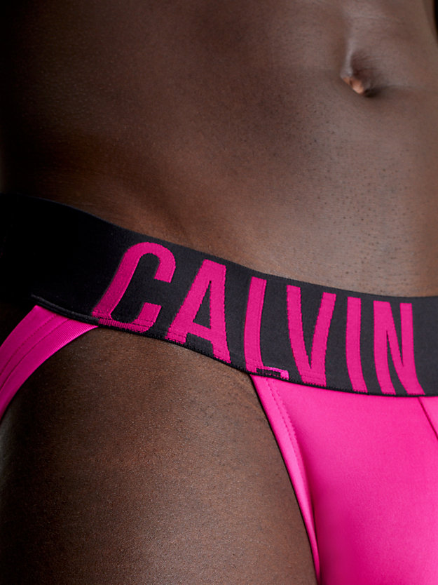 hot pink 3 pack jock straps - intense power for men calvin klein