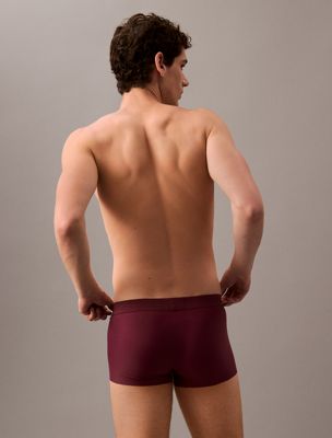 purple glo low rise trunks - ck black for men calvin klein