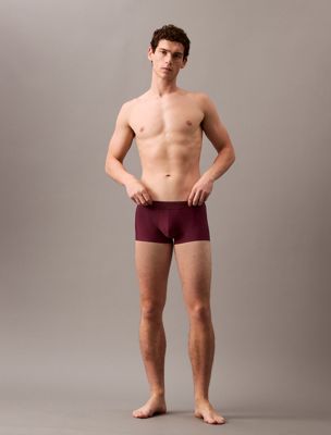 purple glo low rise trunks - ck black for men calvin klein