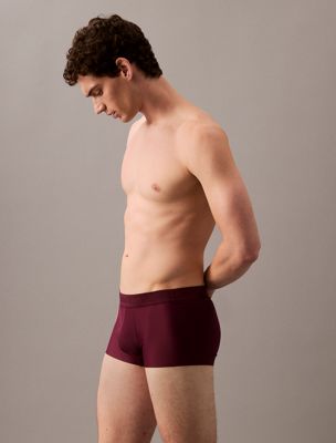 purple glo low rise trunks - ck black for men calvin klein