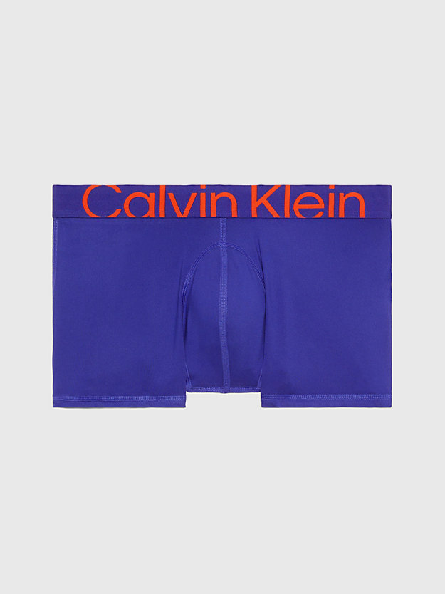spectrum blue low rise trunks - future shift for men calvin klein