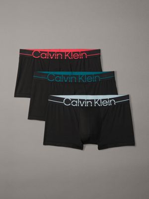 qtc lg 3 pack low rise trunks - pro fit for men calvin klein