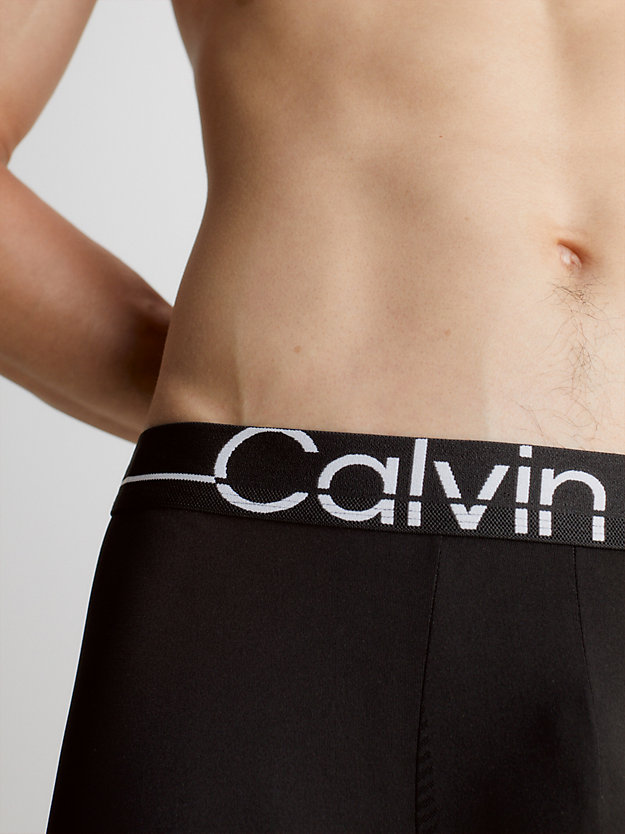 black 3-pack boxers lang lange pijpen - pro fit voor heren - calvin klein