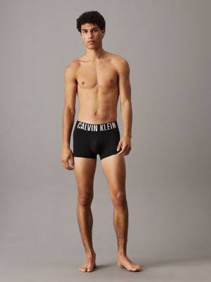 black 3 pack trunks - intense power for men calvin klein