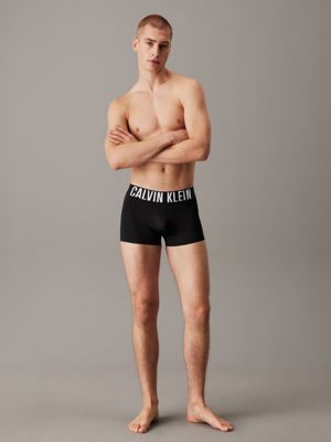 black 3 pack trunks - intense power for men calvin klein