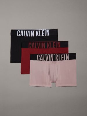 sand trap brown 3 pack trunks - intense power micro for men calvin klein