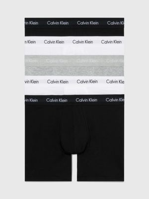 Calvin Klein Men's Classic Boxer Briefs (Pack of Three), White/Black/Grey,  Small : : Clothing, Shoes & Accessories