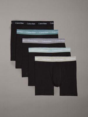 gy h 5 pack boxer briefs - cotton stretch for men calvin klein