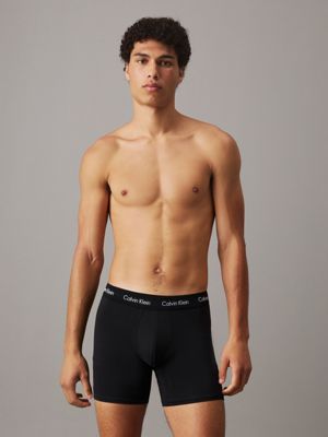 blk 5 pack boxer briefs - cotton stretch for men calvin klein