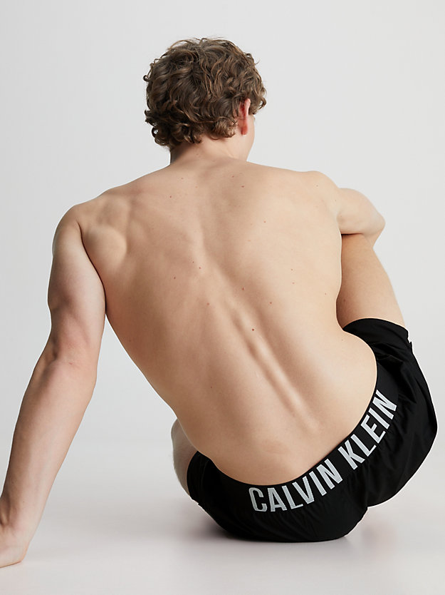 black 2 pack slim fit boxers - intense power for men calvin klein