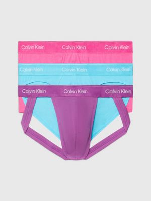 Boxer aderenti, slip e sospensorio in confezione da 3 - Pride da <seo:  ProductKeyword/> Calvin Klein® | 000NB3877AMJC