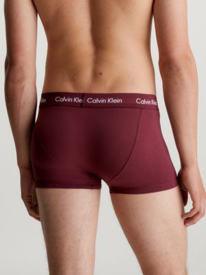 a i 7 pack low rise trunks - cotton stretch for men calvin klein