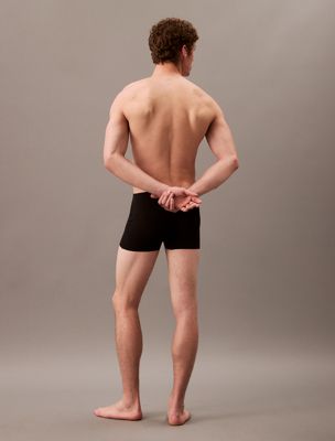 black low rise trunks - invisibles for men calvin klein