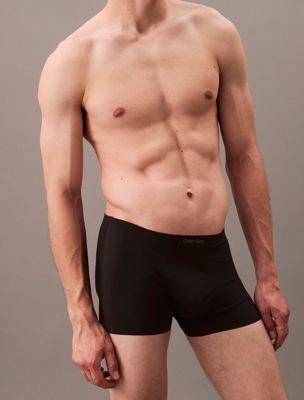 black low rise trunks - invisibles for men calvin klein