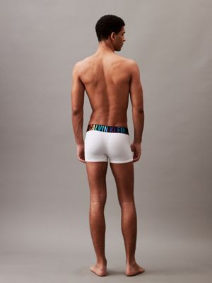 white low rise trunks - intense power pride for men calvin klein