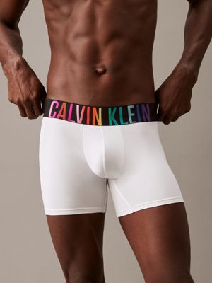 white boxer briefs - intense power pride for men calvin klein