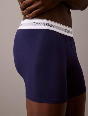 new navy 3 pack boxer briefs - modern air for men calvin klein