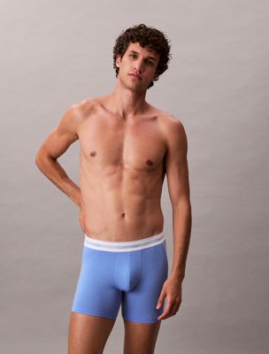 black 3 pack boxer briefs - icon modal mesh for men calvin klein