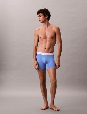 black 3 pack boxer briefs - icon modal mesh for men calvin klein