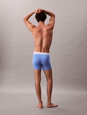 black 3 pack boxer briefs - icon modal mesh for men calvin klein
