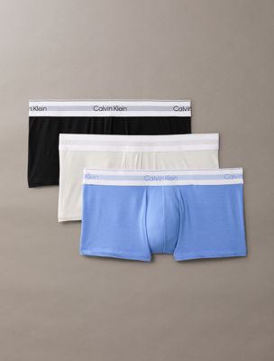  chalk 3er-pack hüft-shorts - icon modal mesh für herren - calvin klein