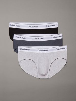 slip in confezione da 3 - modern cotton  turbulence da uomini calvin klein