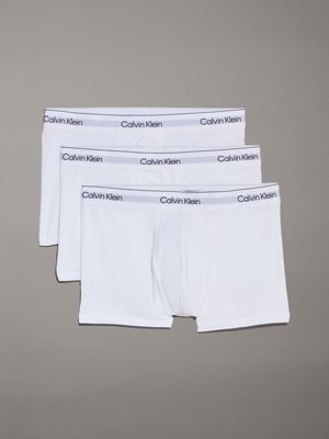 Mens white calvin klein underwear on sale