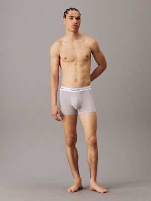 black 3 pack trunks - modern cotton for men calvin klein